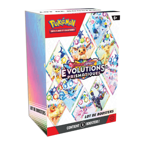 Bundle 6 booster EV8.5 - Évolutions Prismatiques - Guizette Family TCG