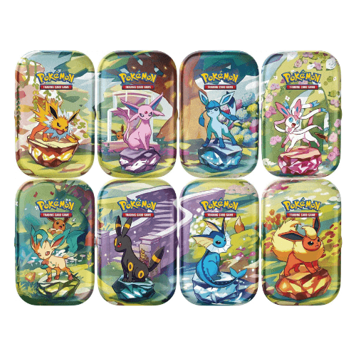 Display Mini Tins EV8.5 - Évolutions Prismatiques - Guizette Family TCG